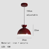 Lampes Suspendues Nordiques Réglables en Fil Métallique avec Livraison Directe | Marco Lucetti F-Rouge / 3 modifiable