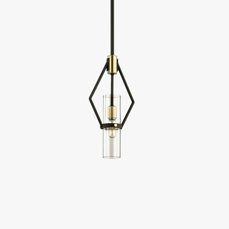 Lampes Suspendues Post-Modernes en Verre Transparent avec Cordon Ajustable | Marco Lucetti