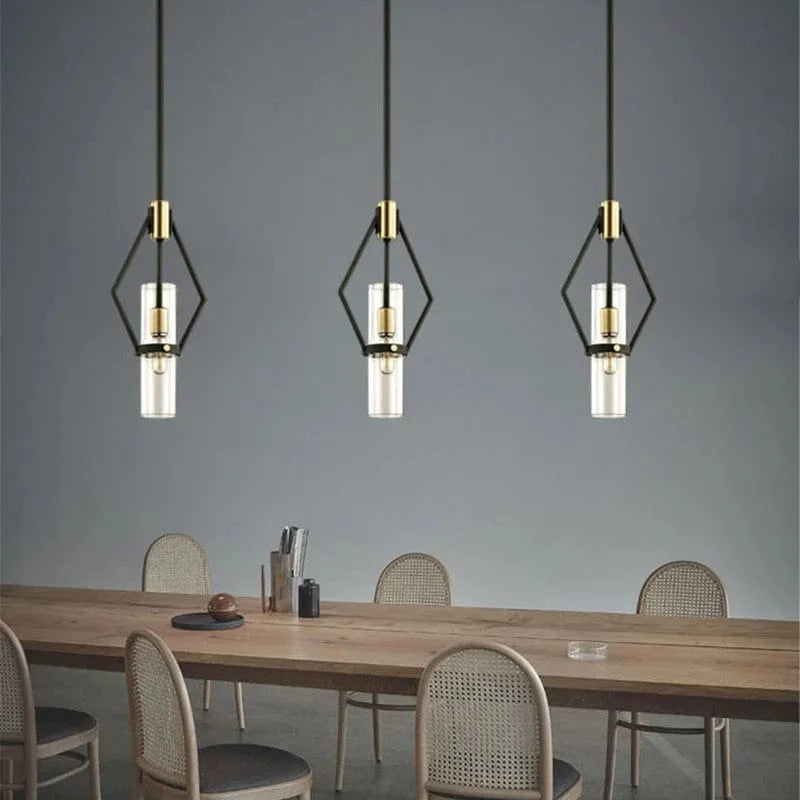 Lampes Suspendues Post-Modernes en Verre Transparent avec Cordon Ajustable | Marco Lucetti