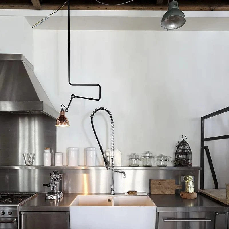 Lampes Suspendues Rotatives Style Américain Métal - Parfaites pour la Lecture | Marco Lucetti