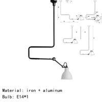 Lampes Suspendues Rotatives Style Américain Métal - Parfaites pour la Lecture | Marco Lucetti Grand-Blanc / Lumière naturelle
