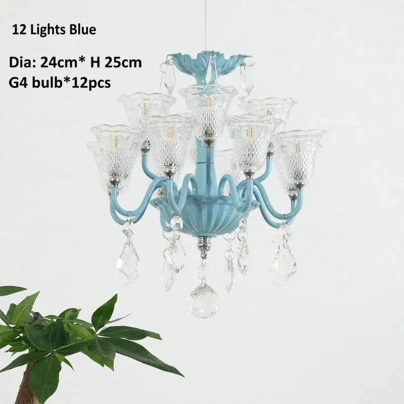 Lampes Suspension Mini Créatives | Marco Lucetti 12 lumières bleues / 3 Température de couleur