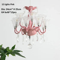 Lampes Suspension Mini Créatives | Marco Lucetti 12 lumières rose / 3 Température de couleur