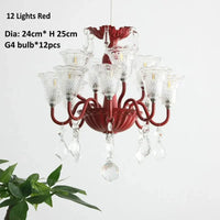 Lampes Suspension Mini Créatives | Marco Lucetti 12 lumières rouges / 3 Température de couleur