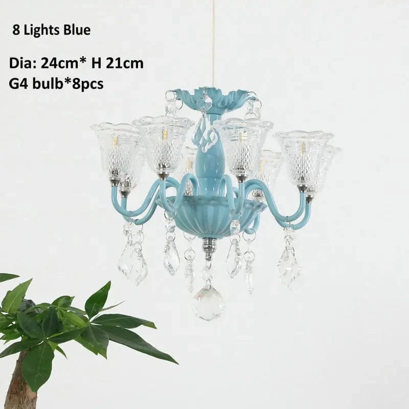 Lampes Suspension Mini Créatives | Marco Lucetti 8 lumières bleues / 3 Température de couleur