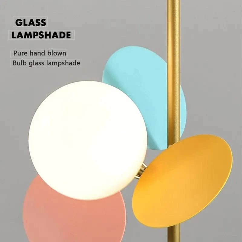 Lampurant LED - Boule de Verre Nordique Suspension Lustre Lampe créative pour Salon, Chambre d'Enfants et Intérieur | Marco Lucetti