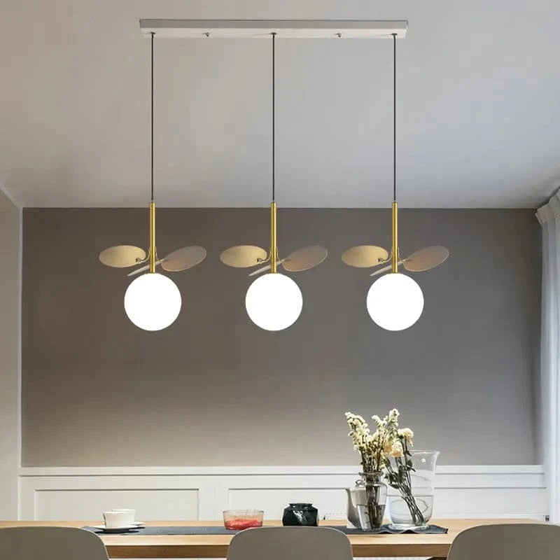 Lampurant LED - Boule de Verre Nordique Suspension Lustre Lampe créative pour Salon, Chambre d'Enfants et Intérieur | Marco Lucetti