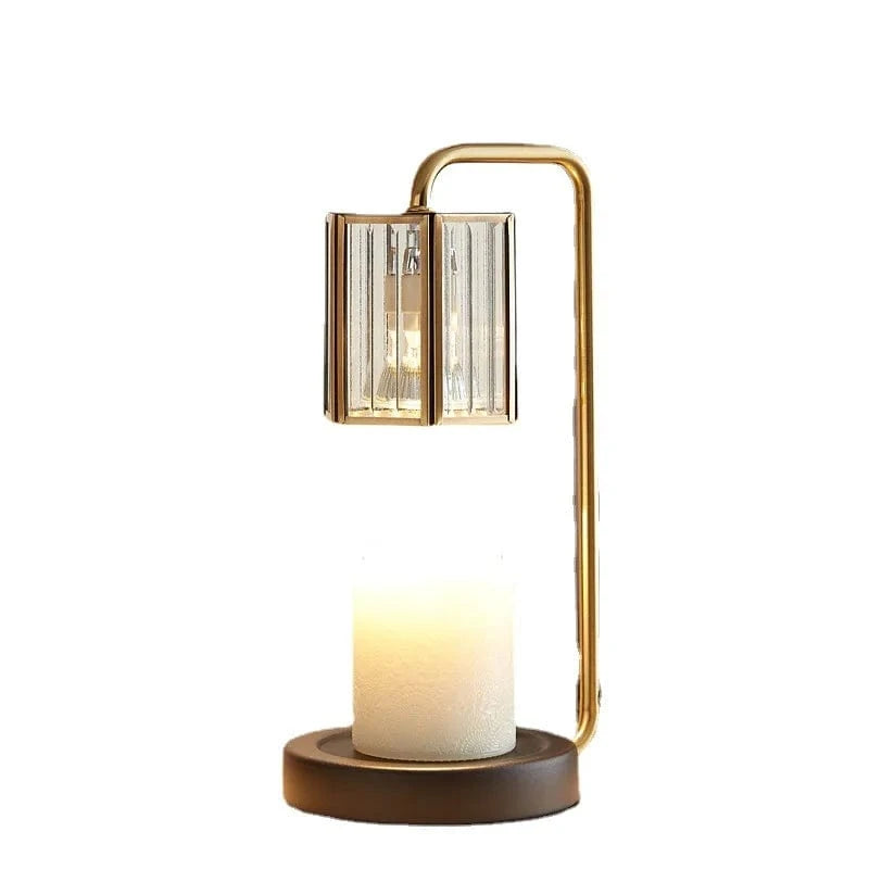 Lanterne à intensité variable : lampe chauffe-bougie en verre | Marco Lucetti