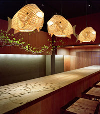 Suspension carpe en bambou - Éléments de Déco Zen