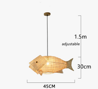 Suspension carpe en bambou - Éléments de Déco Zen