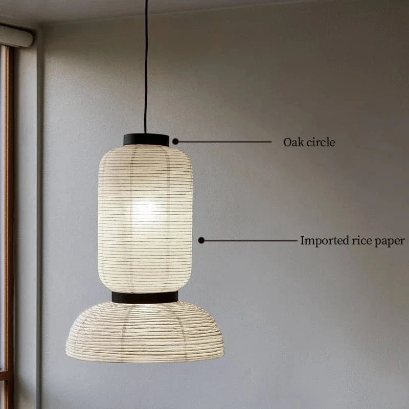 Lanterne Chinoise Sandyha en papier de riz avec éclairage LED - Lustre design pour la décoration intérieure | Marco Lucetti
