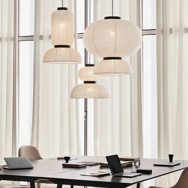 Lanterne Chinoise Sandyha en papier de riz avec éclairage LED - Lustre design pour la décoration intérieure | Marco Lucetti