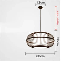 Lanterne Japonaise en Osier et Bambou | Marco Lucetti Noir dia60cm