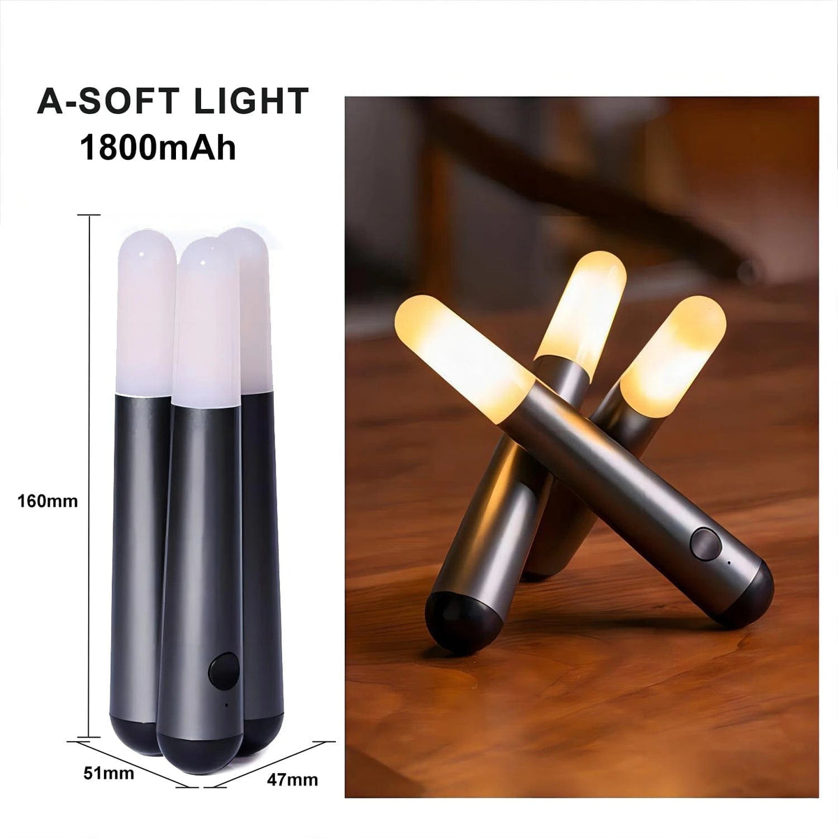 Lanterne LED Rechargeable par USB - LumiLight™ | Marco Lucetti