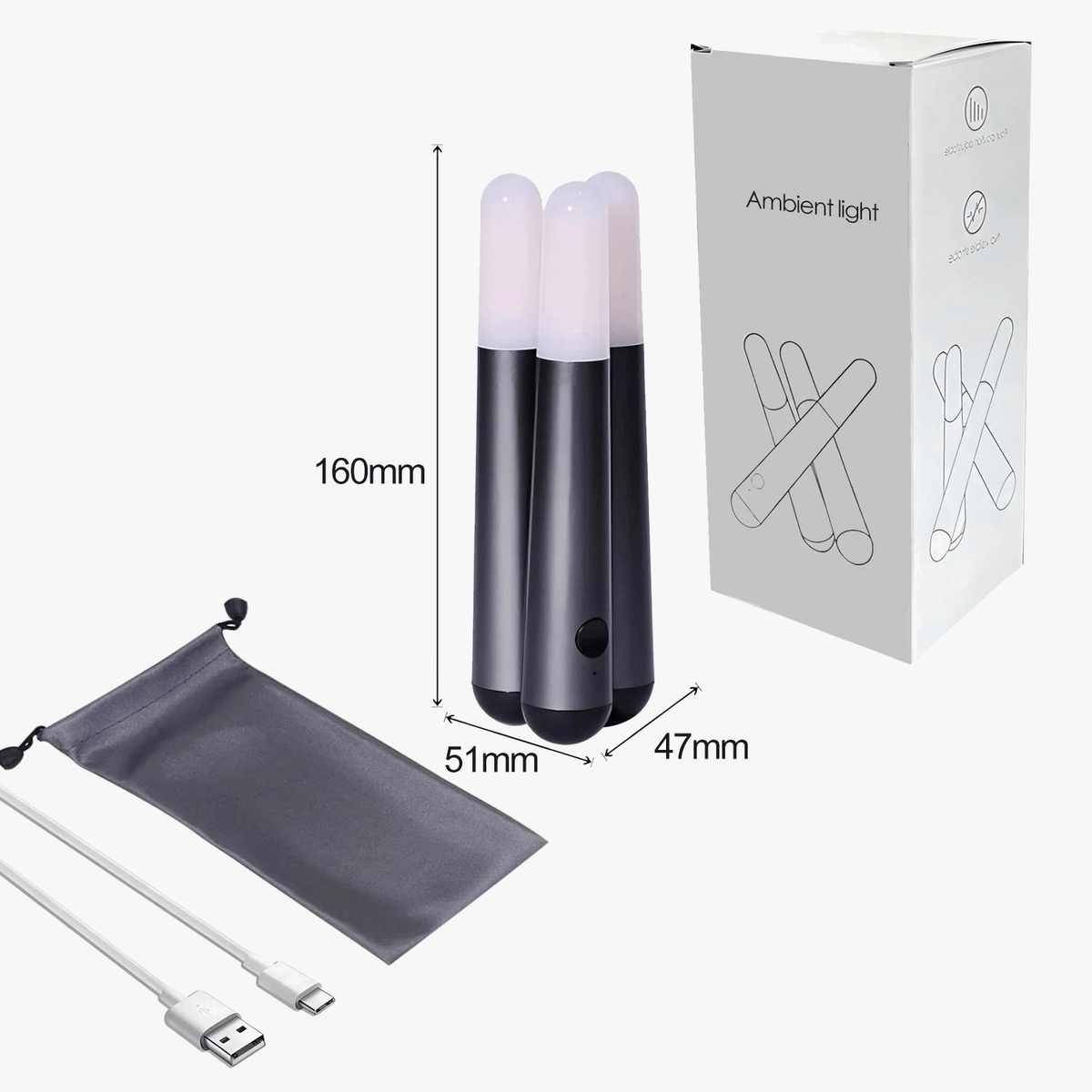 Lanterne LED Rechargeable par USB - LumiLight™ | Marco Lucetti