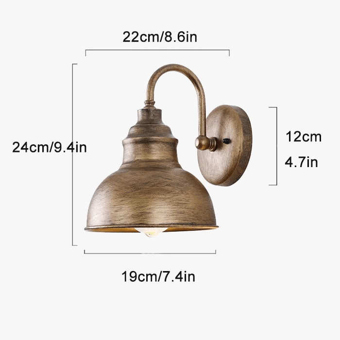 Lanterne murale extérieure : style minimaliste | Marco Lucetti