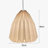 Suspension nordique en origami papier pliable
