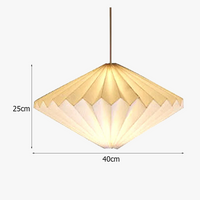 Suspension nordique en origami papier pliable
