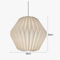 Suspension nordique en origami papier pliable