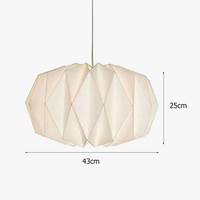 Suspension nordique en origami papier pliable