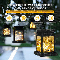 Lanterne solaire d'extérieur suspendue à LED - Éclairez votre jardin avec style | Marco Lucetti