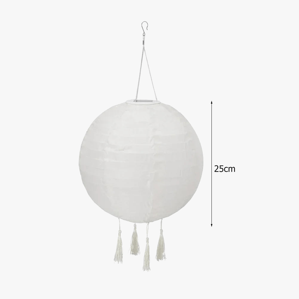 Lanterne Solaire LED 25cm Étanche - Décoration Extérieure Festive - Suspension Jardin | Marco Lucetti