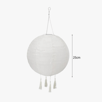 Lanterne Solaire LED 25cm Étanche - Décoration Extérieure Festive - Suspension Jardin | Marco Lucetti