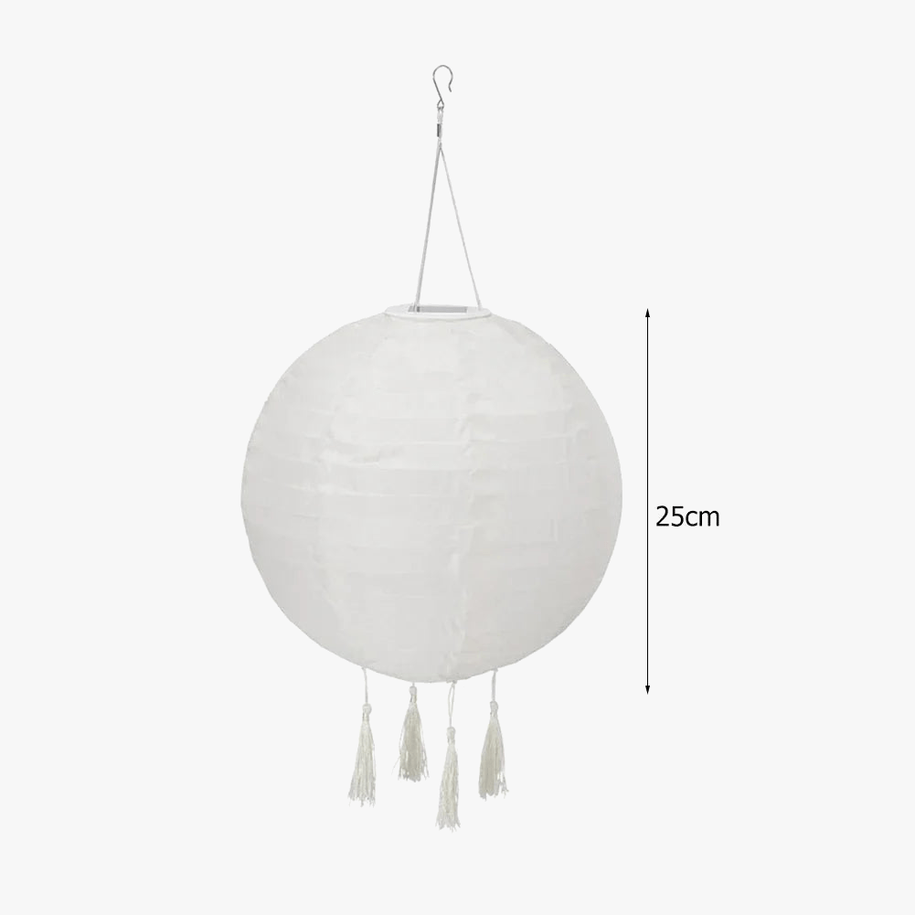 Lanterne Solaire LED 25cm Étanche - Décoration Extérieure Festive - Suspension Jardin | Marco Lucetti