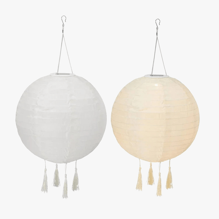 Lanterne Solaire LED 25cm Étanche - Décoration Extérieure Festive - Suspension Jardin | Marco Lucetti