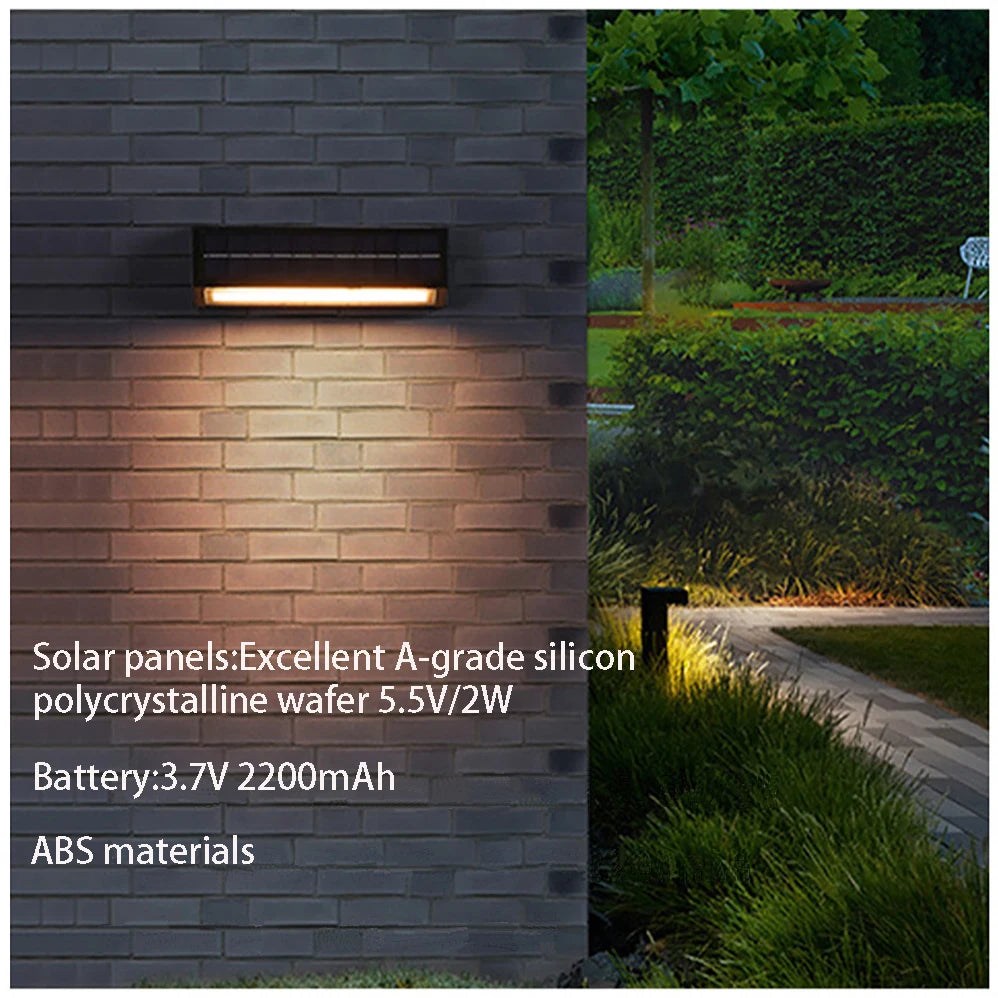 Applique Murale Solaire LED - Style Moderne et Minimaliste