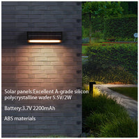 Applique Murale Solaire LED - Style Moderne et Minimaliste