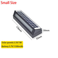 Applique Murale Solaire LED - Style Moderne et Minimaliste