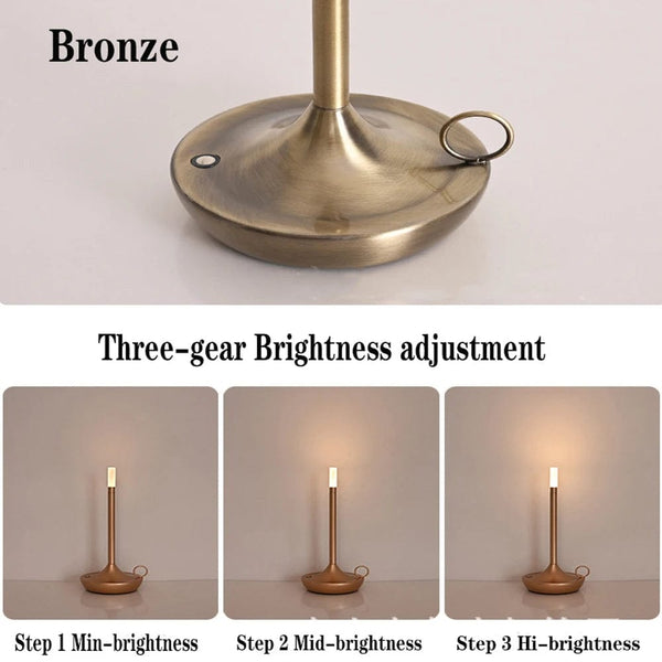 Lampe de Table Rechargeable LED - Atmosphère Créative