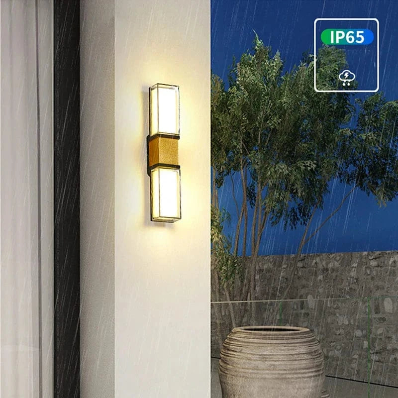 LED étanche pour porche - Applique extérieure pour jardin, couloir, balcon - Éclairage décoratif  | Marco Lucetti