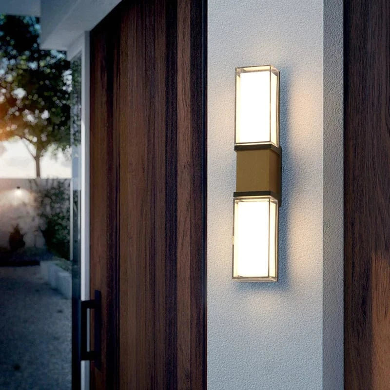 LED étanche pour porche - Applique extérieure pour jardin, couloir, balcon - Éclairage décoratif  | Marco Lucetti Blanc froid 6000K