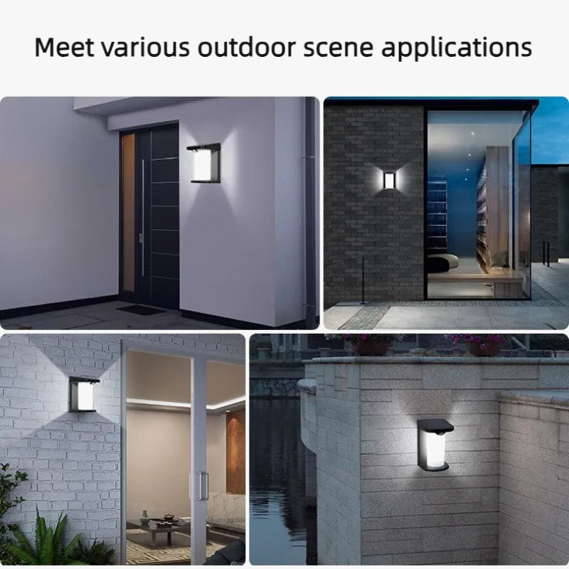 Applique murale solaire LED extérieur avec capteur de mouvement