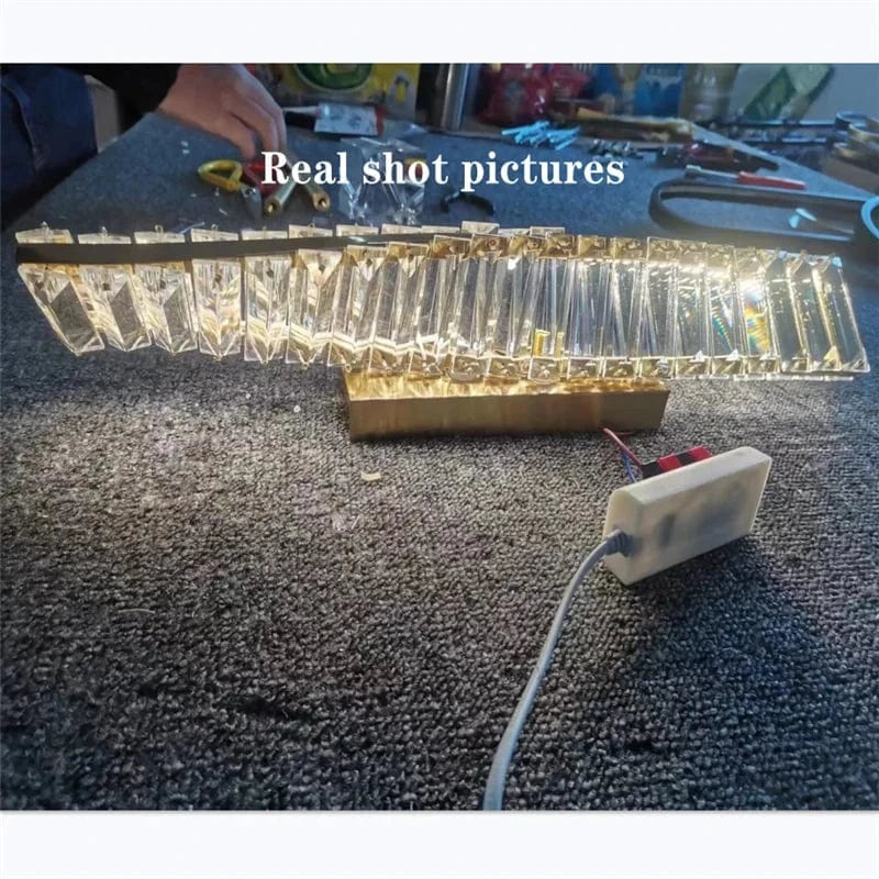 LED Lumière de Luxe Nordique Cristal pour Applique Murale Postmoderne Chic | Marco Lucetti