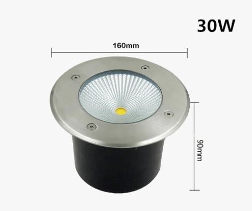 LED lumière souterraine 5W 10W 15W 20W 30W - Éclairage extérieur étanche pour jardin et chemin - Spot paysage IP67 220V DC12V | Marco Lucetti