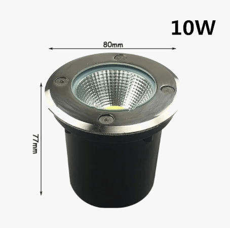 LED lumière souterraine 5W 10W 15W 20W 30W - Éclairage extérieur étanche pour jardin et chemin - Spot paysage IP67 220V DC12V | Marco Lucetti
