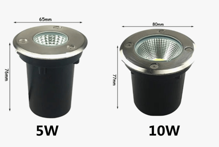 LED lumière souterraine 5W 10W 15W 20W 30W - Éclairage extérieur étanche pour jardin et chemin - Spot paysage IP67 220V DC12V | Marco Lucetti