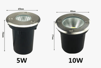 LED lumière souterraine 5W 10W 15W 20W 30W - Éclairage extérieur étanche pour jardin et chemin - Spot paysage IP67 220V DC12V | Marco Lucetti