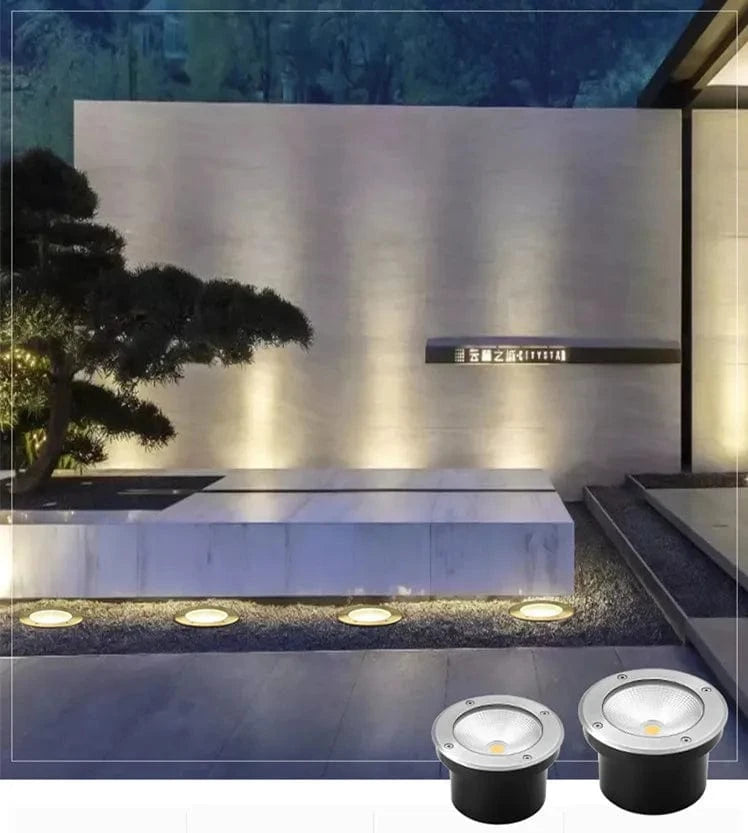 LED lumière souterraine 5W 10W 15W 20W 30W - Éclairage extérieur étanche pour jardin et chemin - Spot paysage IP67 220V DC12V | Marco Lucetti