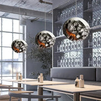 LED Lustre Suspension Wabi Sabi Rétro - Éclairage Planète Lumières Restaurant Bar Art | Marco Lucetti