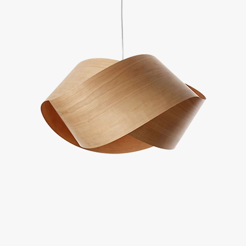 Lustre en bois LED moderne pour un éclairage intérieur chic