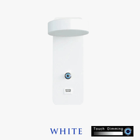 LITU - Applique Murale d'Intérieur Moderne en Aluminium avec Interface Tactile pour Gradation, USB LED pour Salon, Chevet et Couloir - Décoratif | Marco Lucetti