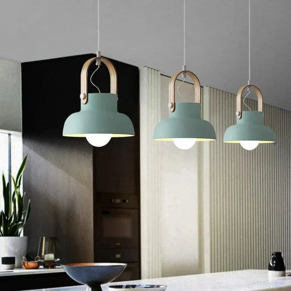 Loft Nordique LED : Suspension en Fer Macaron pour Éclairer vos Espaces Intérieurs | Marco Lucetti