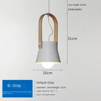 Loft Nordique LED : Suspension en Fer Macaron pour Éclairer vos Espaces Intérieurs | Marco Lucetti B Gris / Lumière blanche 6000K