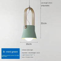 Loft Nordique LED : Suspension en Fer Macaron pour Éclairer vos Espaces Intérieurs | Marco Lucetti B Vert / Lumière blanche 6000K