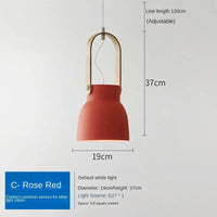 Loft Nordique LED : Suspension en Fer Macaron pour Éclairer vos Espaces Intérieurs | Marco Lucetti C Or Rose / Lumière blanche 6000K