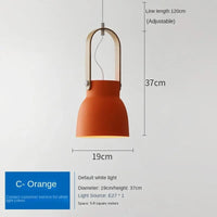 Loft Nordique LED : Suspension en Fer Macaron pour Éclairer vos Espaces Intérieurs | Marco Lucetti C Orang / Lumière blanche 6000K